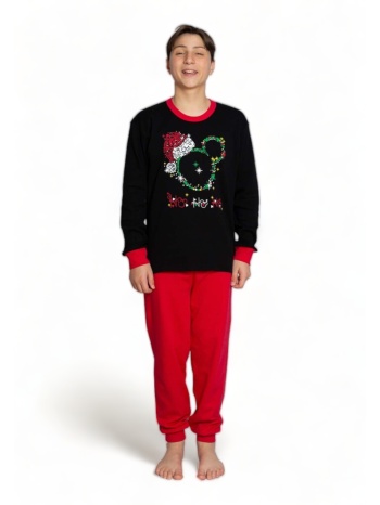 πιτζάμα για αγόρι βαμβακερή nina club happy xmas σε προσφορά