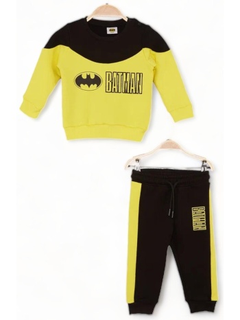 σετ βρεφική φόρμα cimpa batman με κέντημα και λογότυπο σε προσφορά
