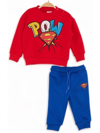 σετ βρεφική φόρμα cimpa superman κοκκινο-μπλε σε προσφορά
