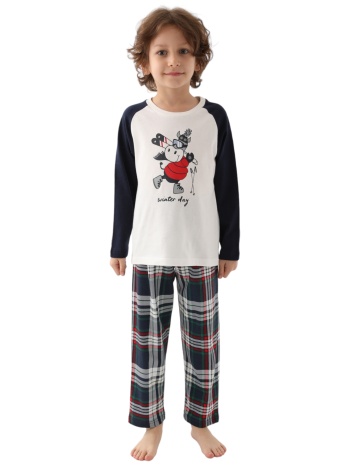 πιτζάμα παιδική arnetta winter day ar2750k-λευκό σε προσφορά