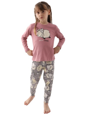 πιτζαμα παιδική arnetta white sheep kid ae2633k-σάπιο μήλο σε προσφορά