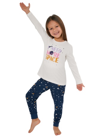 πιτζάμα εφηβική rolypoly need space girl rp3176g-λευκό σε προσφορά