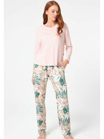 πιτζάμα γυναικεία anil modal simple ροζ 9854anl-ροζ σε προσφορά