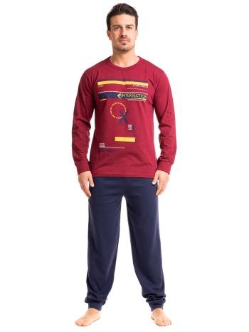 πιτζάμα ανδρική βαμβακερή nina club intersection σε προσφορά