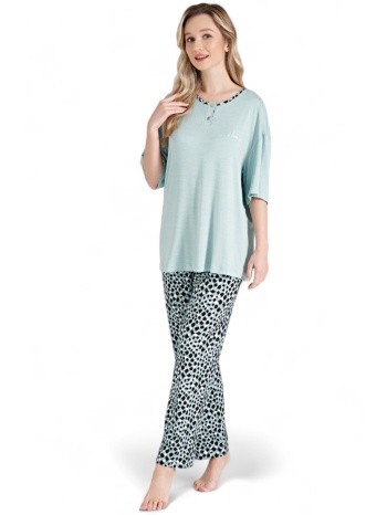 πιτζάμα γυναικεία βισκόζ pijadore animal print σε προσφορά