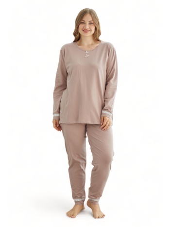 πιτζάμα γυναικεία βαμβακερή sexen plus size simplicity σε προσφορά