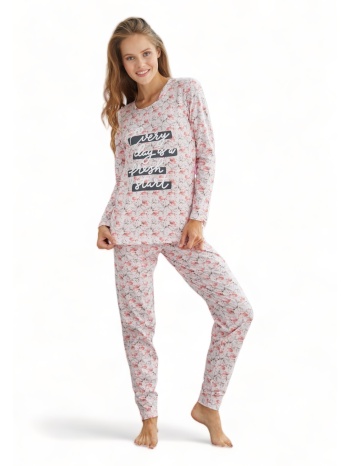 πιτζάμα γυναικεία βαμβακερή sexen every day sxn23240063-ροζ σε προσφορά