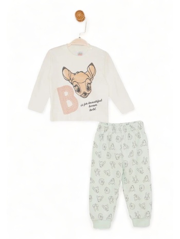 σετ πιτζάμα cimpa για κορίτσι με ανοιχτό ποδαράκι bambi της σε προσφορά
