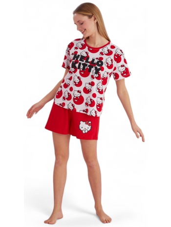 πιτζάμα γυναικεία με σορτσάκι hello kitty fresh morning σε προσφορά