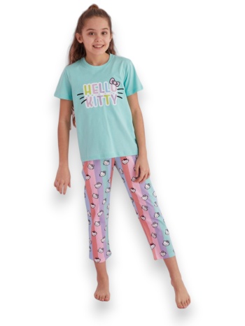 πιτζάμα παιδική με μακρύ παντελόνι hello kitty happy σε προσφορά
