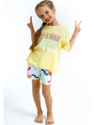 πιτζάμα παιδική rolypoly κορίτσι magic dreams rp2787b-κίτρινο