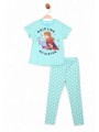 πιτζάμα παιδική με μακρύ παντελόνι disney frozen fz19639-βεραμάν