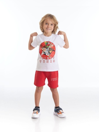 looney tunes σετ μπλούζα με σορτσάκι lt19757 σε προσφορά