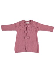 φορεματάκι βρεφικό πλεκτό bi baby dream 76018-σάπιο μήλο