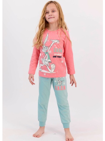 πιτζάμα παιδική looney tunes bugs bunny l1406a-σομόν σε προσφορά