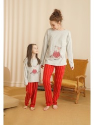 πιτζάμα παιδική - εφηβική winter ladies 63189k