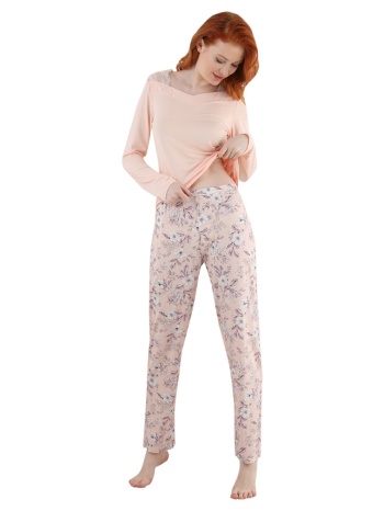 πιτζάμα γυναικεία sevim soft floral romance 13107 σε προσφορά