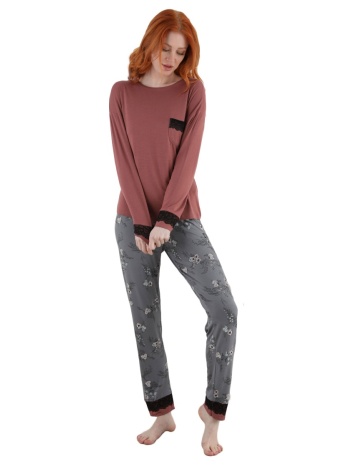 πιτζάμα γυναικεία sevim soft elegant pastels 13145 σε προσφορά