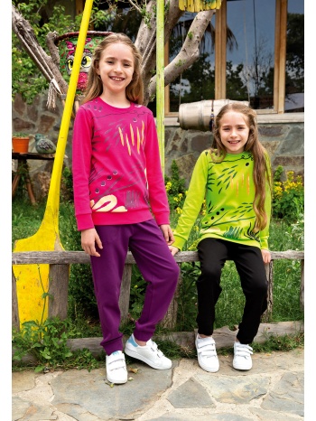 σετ φόρμα παιδική βαμβακερή art 2439a-βιολετί σε προσφορά