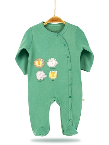 φορμάκι οργανικό βαμβάκι μακρύ μανίκι animalistic 60518