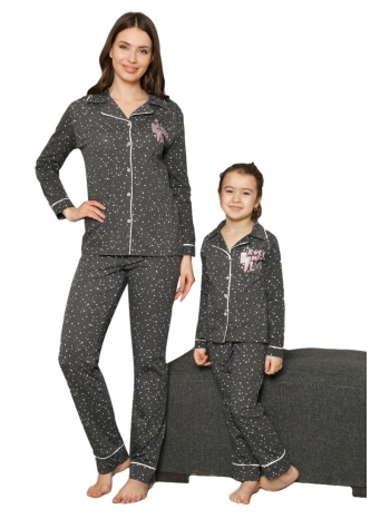 πιτζάμα παιδική - εφηβική με κουμπιά little stars 73013k σε προσφορά