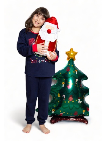 πιτζάμα για κορίτσι βαμβακερή nina club happy xmas σε προσφορά