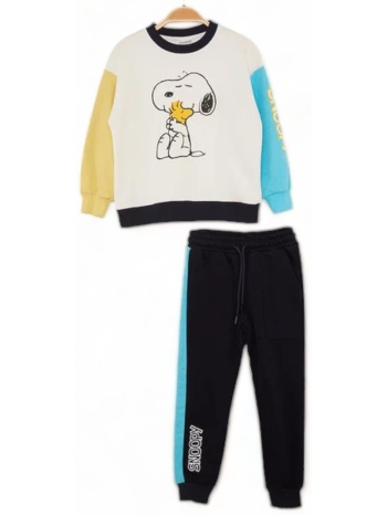 φόρμα βαμβακερή για αγόρι cimpa snoopy peanuts sn21630-εκρού σε προσφορά