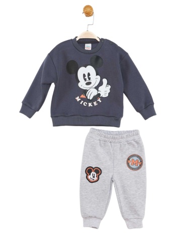 σετ βρεφικη φορμα cimpa mickey mouse ανθρακι γκρι σε προσφορά