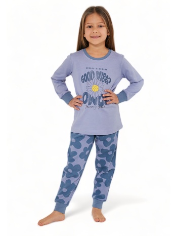 πιτζάμα για κορίτσι rolypoly good vibes rp3247-μπλε ιντιγκο σε προσφορά