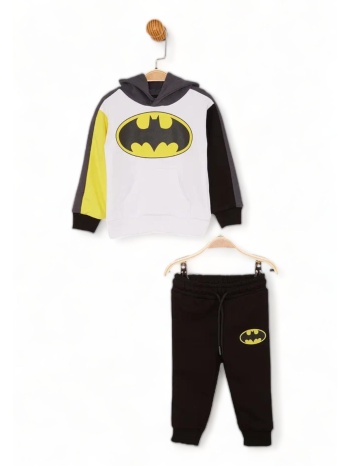 σετ βρεφική φόρμα cimpa batman logo με κουκούλα σε προσφορά