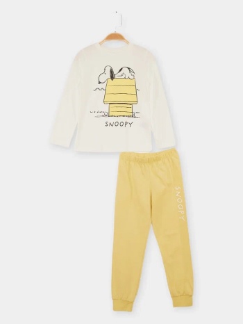 πιτζάμα για κορίτσι βαμβακερή cimpa snoopy μπορντό σε προσφορά