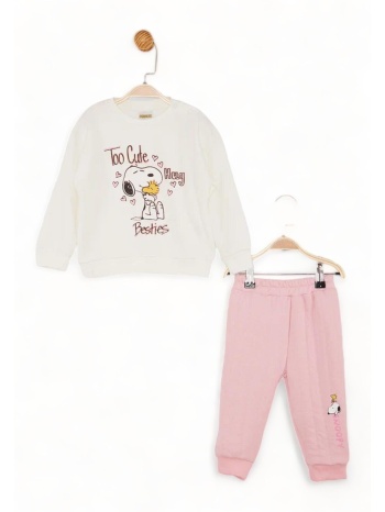 βρεφικό σετ φόρμας για κορίτσι cimpa με τον snoopy σε προσφορά