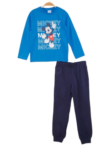 πιτζάμα για αγόρι βαμβακερή cimpa disney mickey mouse μπλέ σε προσφορά