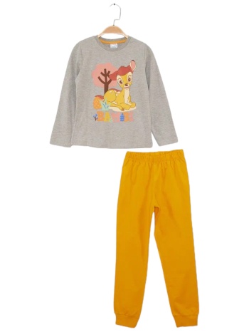 πιτζάμα για κορίτσι βαμβακερή cimpa disney bambi γκρί σε προσφορά