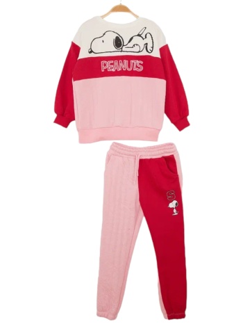 σετ cimpa παιδική φόρμα για κορίτσι snoopy sn21645-ροζ σε προσφορά