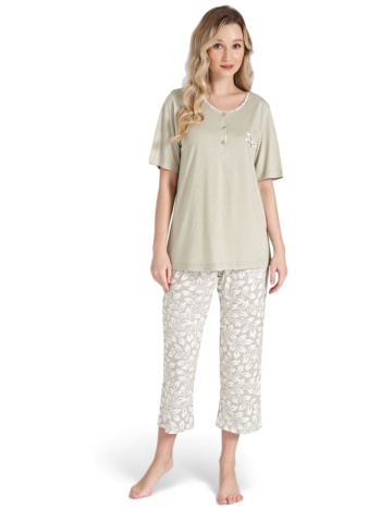 πιτζάμα γυναικεία βισκόζ pijadore pastel flower σε προσφορά