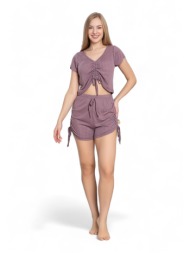 πιτζάμα γυναικεία rib με ...