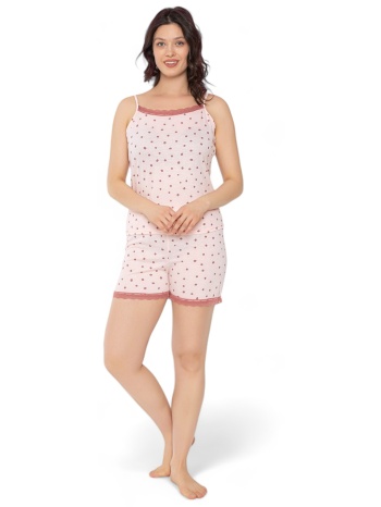 πιτζάμα γυναικεία με σορτσάκι pijamood happy sleep σε προσφορά