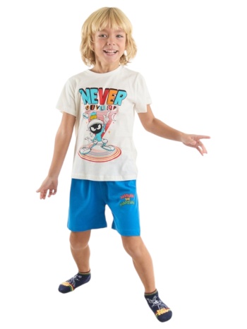 πιτζάμα για αγόρι με βερμούδα marvin the martian looney σε προσφορά