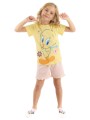 πιτζάμα για κορίτσι με βερμούδα tweety looney tunes lt20959-κίτρινο