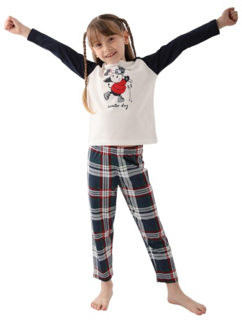 πιτζάμα παιδική arnetta winter day her ar2600k-λευκό σε προσφορά