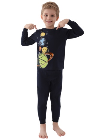 πιτζάμα εφηβικη rolypoly planets rp3184b-μαύρο σε προσφορά