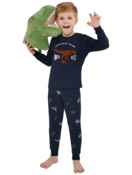 πιτζάμα παιδική rolypoly builder trex kid rp3221k-μπλε σκούρο