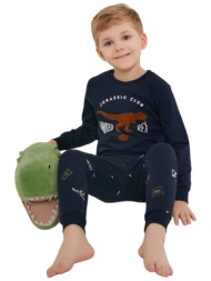 πιτζάμα εφηβική rolypoly trex boy rp3221b-μπλε σκούρο