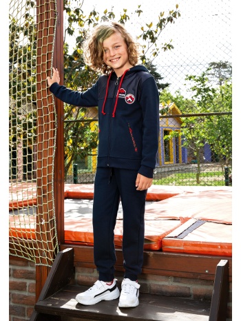 σετ φόρμα elsima παιδική φούτερ με ζακέτα street 2483a-μπλε σε προσφορά