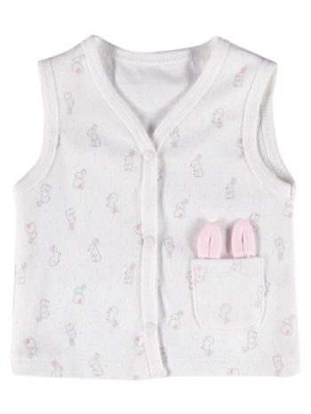 γιλέκο βρεφικό biorganic mini rabbit pink 61294 σε προσφορά