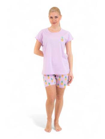 πιτζάμα γυναικεία nina club pineapple nc152w-ροζ σε προσφορά