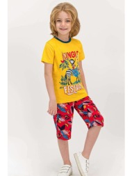 πιτζάμα παιδική rolypoly jungle festival yellow rp1635-κίτρινο