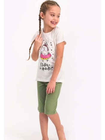 πιτζάμα παιδική rolypoly unicorn rp1812-εκρού σε προσφορά