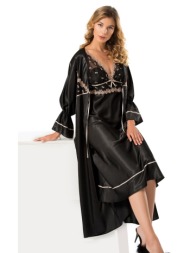 σετ ρόμπα νυχτικό σατέν ...